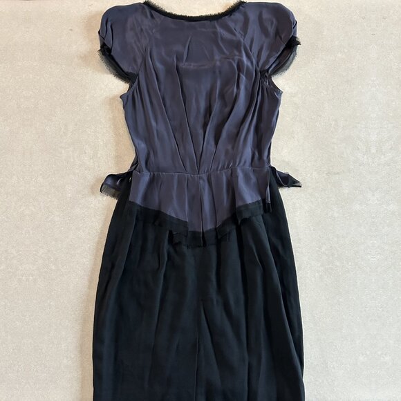 Rebecca Taylor Navy Black Dress ASO Rosalie Hale - Picture 5 of 9